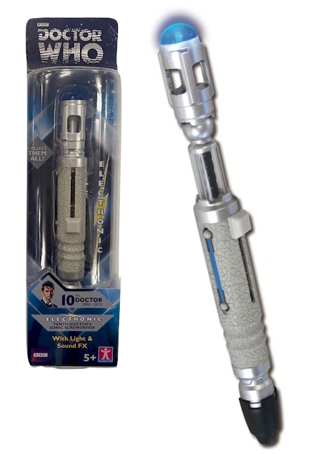 Doctor Who 10th Doctor David Tennant Replica Sonic Screwdriver WIth Sound FX